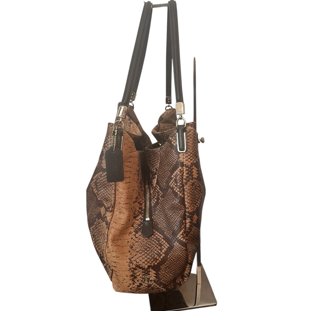 Coach Phoebe Limited Edition Python Snakeskin Emb… - image 3